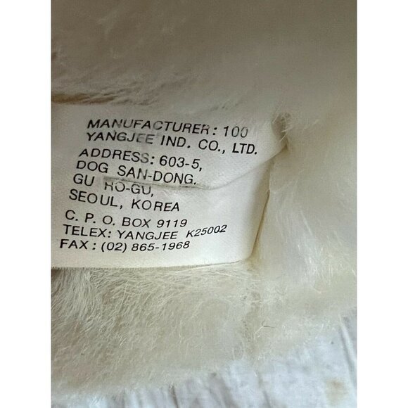 Dakin White Dog Plush Red Cap Bag Bow Adorable Puppy Stuffed Animal  Size 10”‎ - Picture 6 of 7